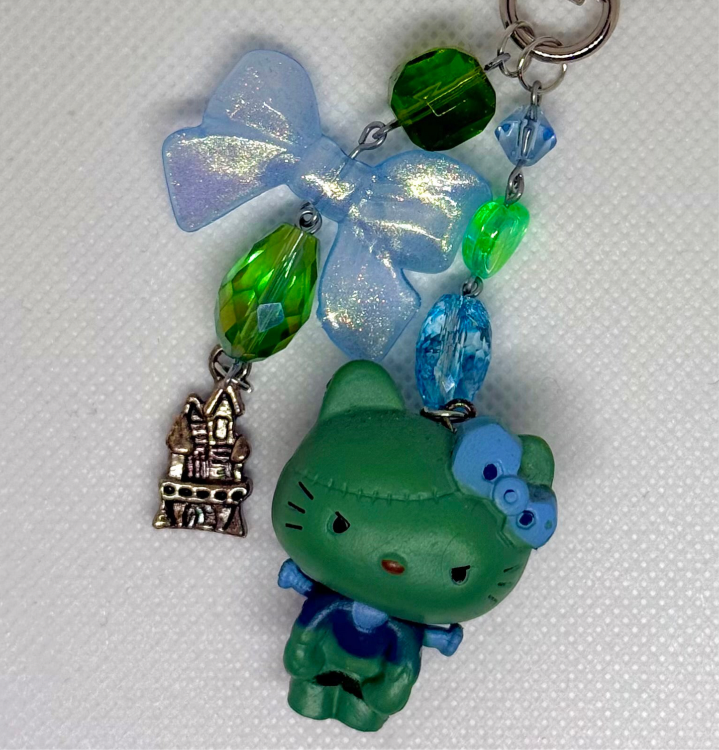 franken-kitty charm