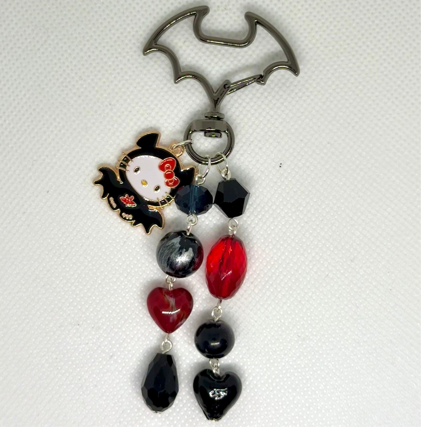 bat kitty charm