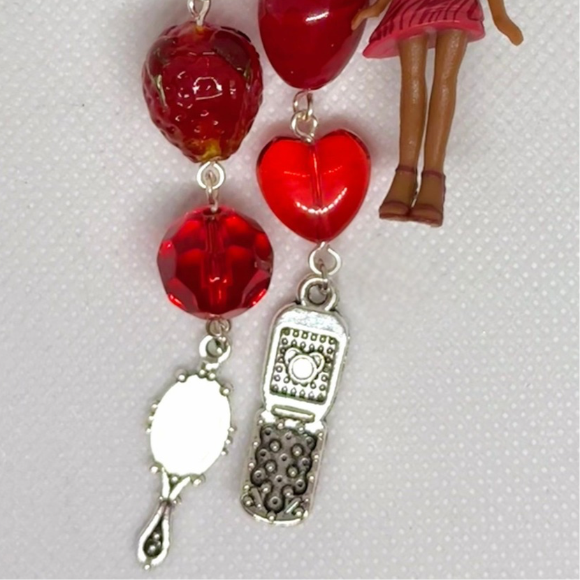 red sasha charm