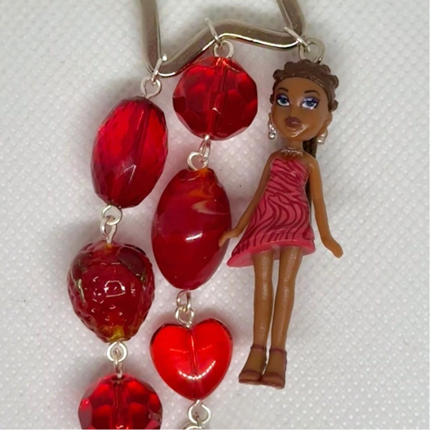 red sasha charm