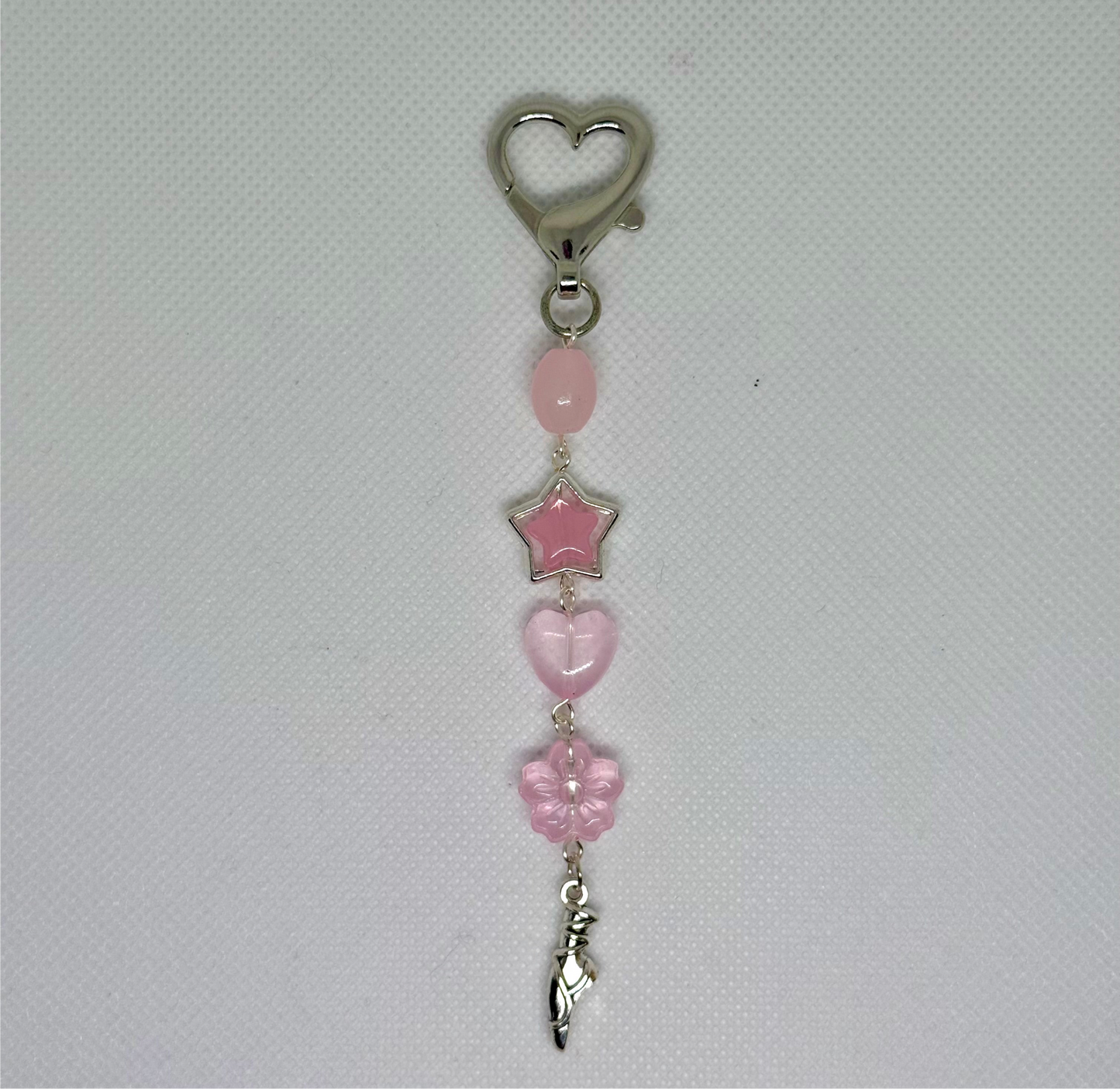 pink ballet charm