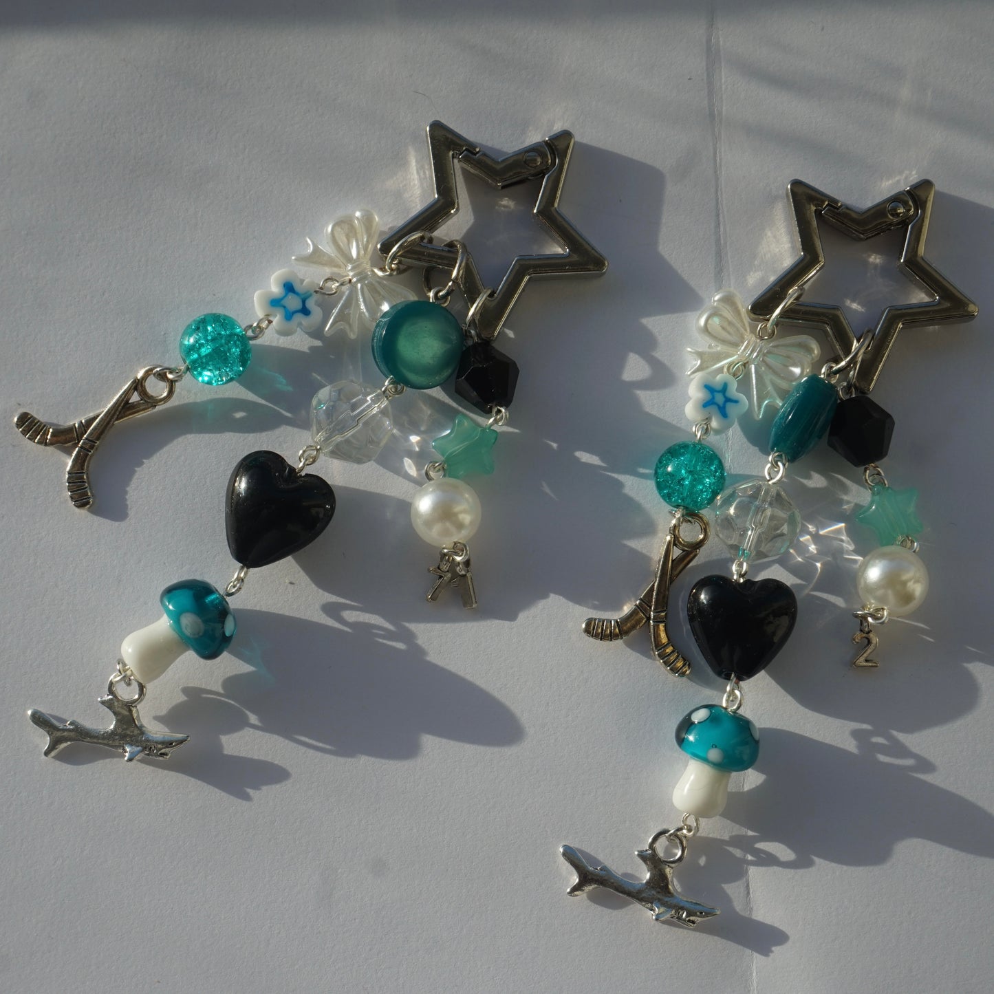 san jose sharks keychains