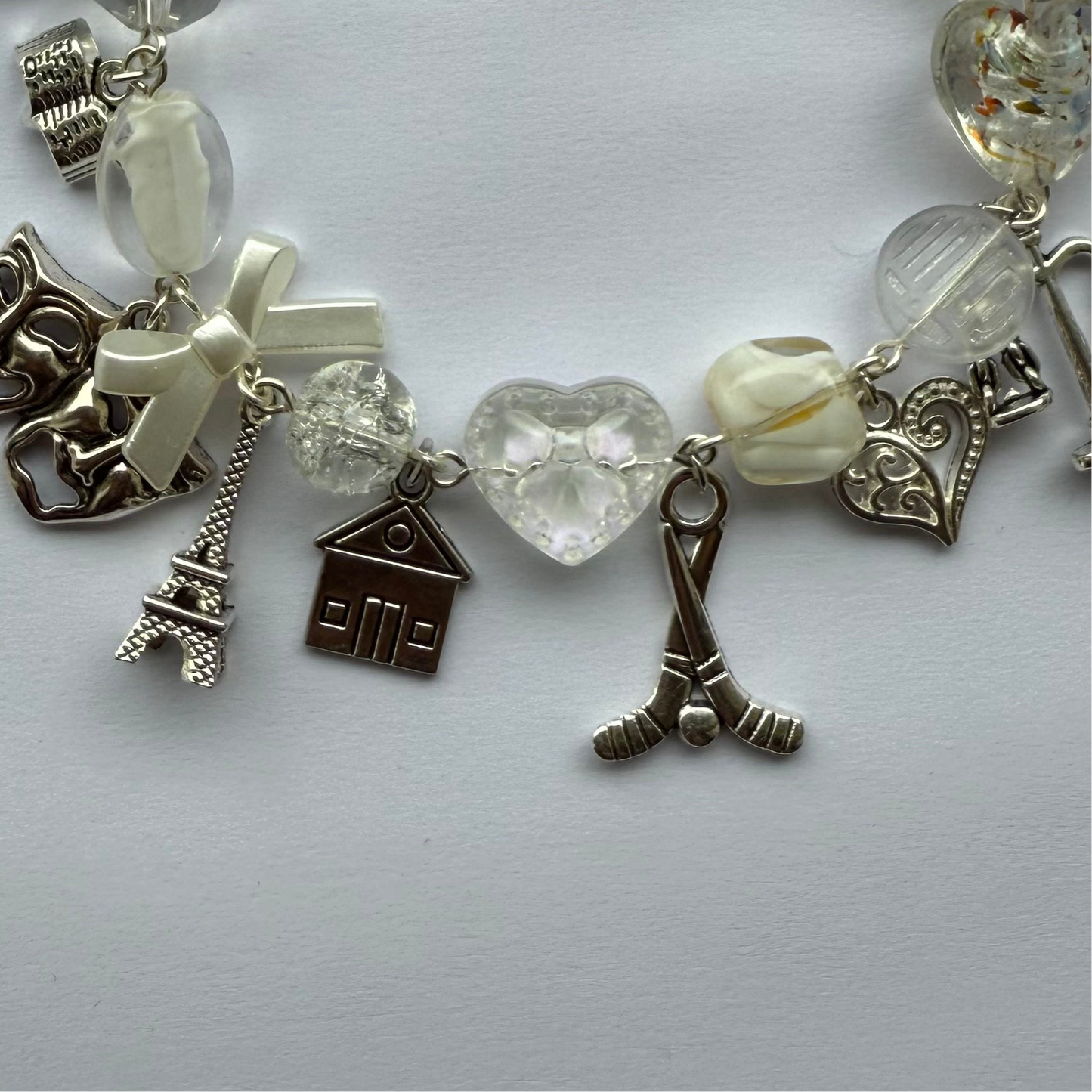 off-campus inspired charm bracelet