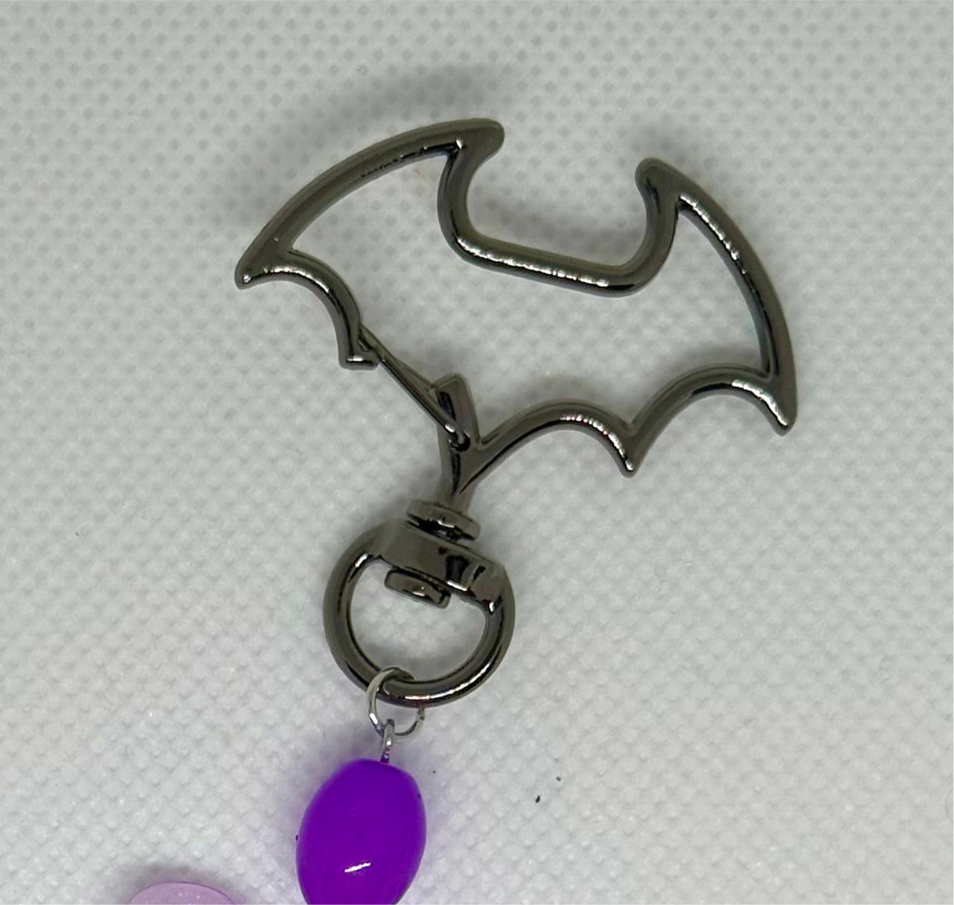 halloween bag charm keychain bat