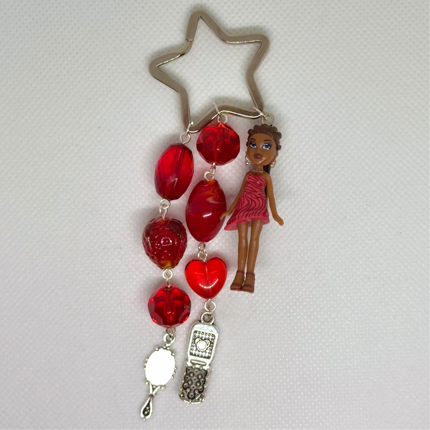 red sasha charm