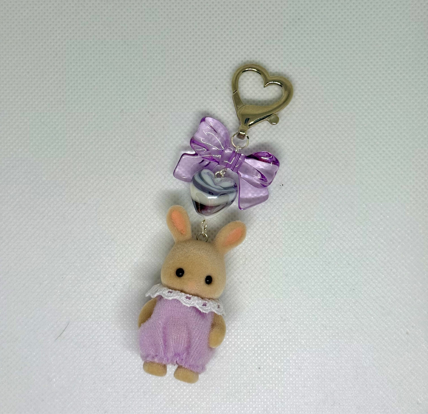 purple sylvanian mini-charm