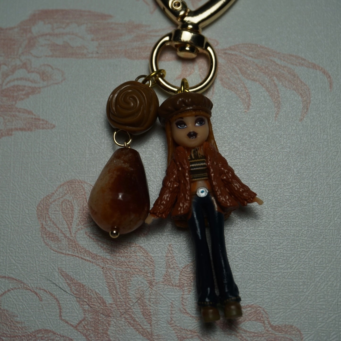 bratz brown keychain