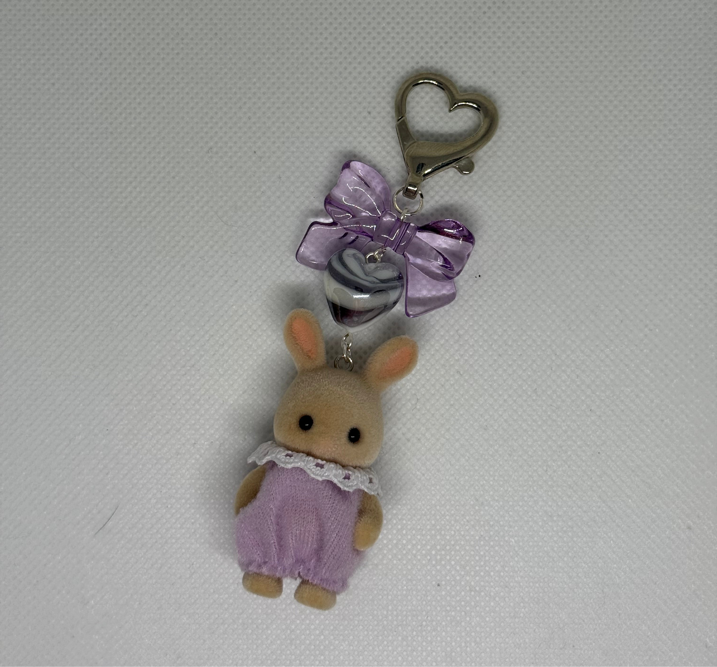 purple sylvanian mini-charm