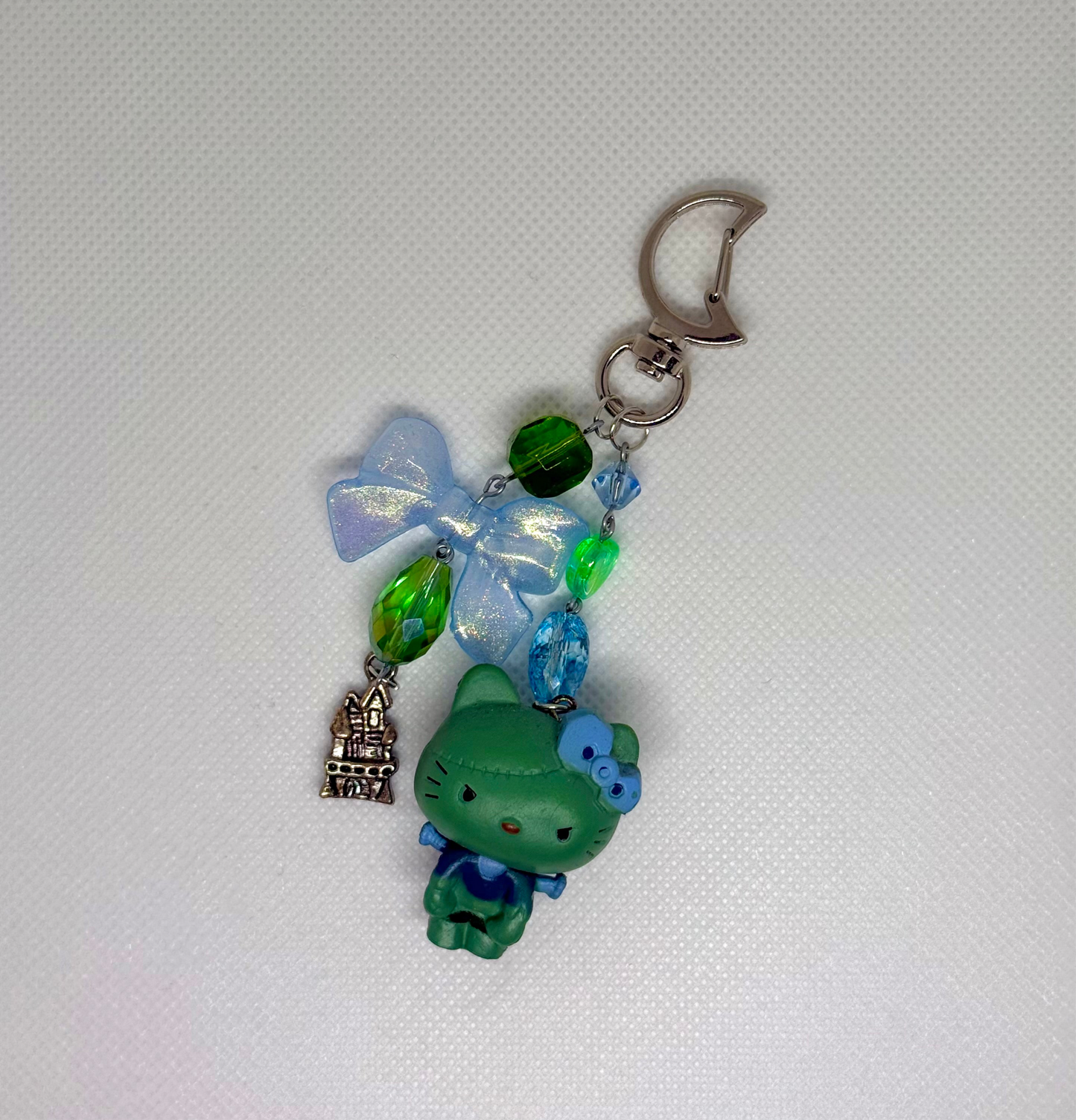 franken-kitty charm