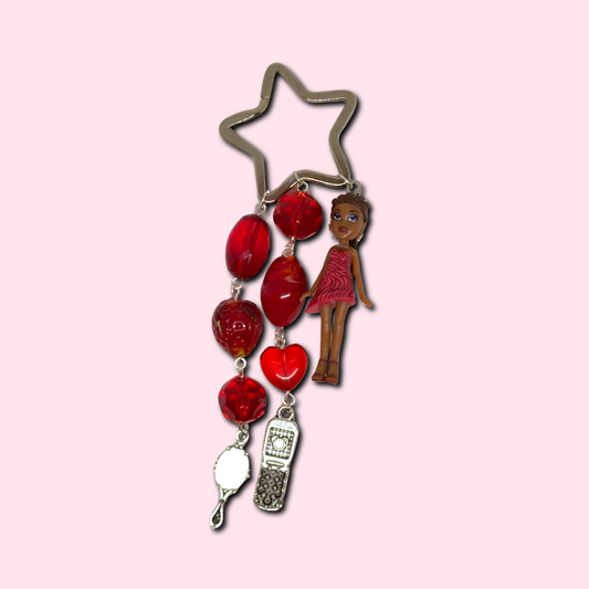 red sasha charm