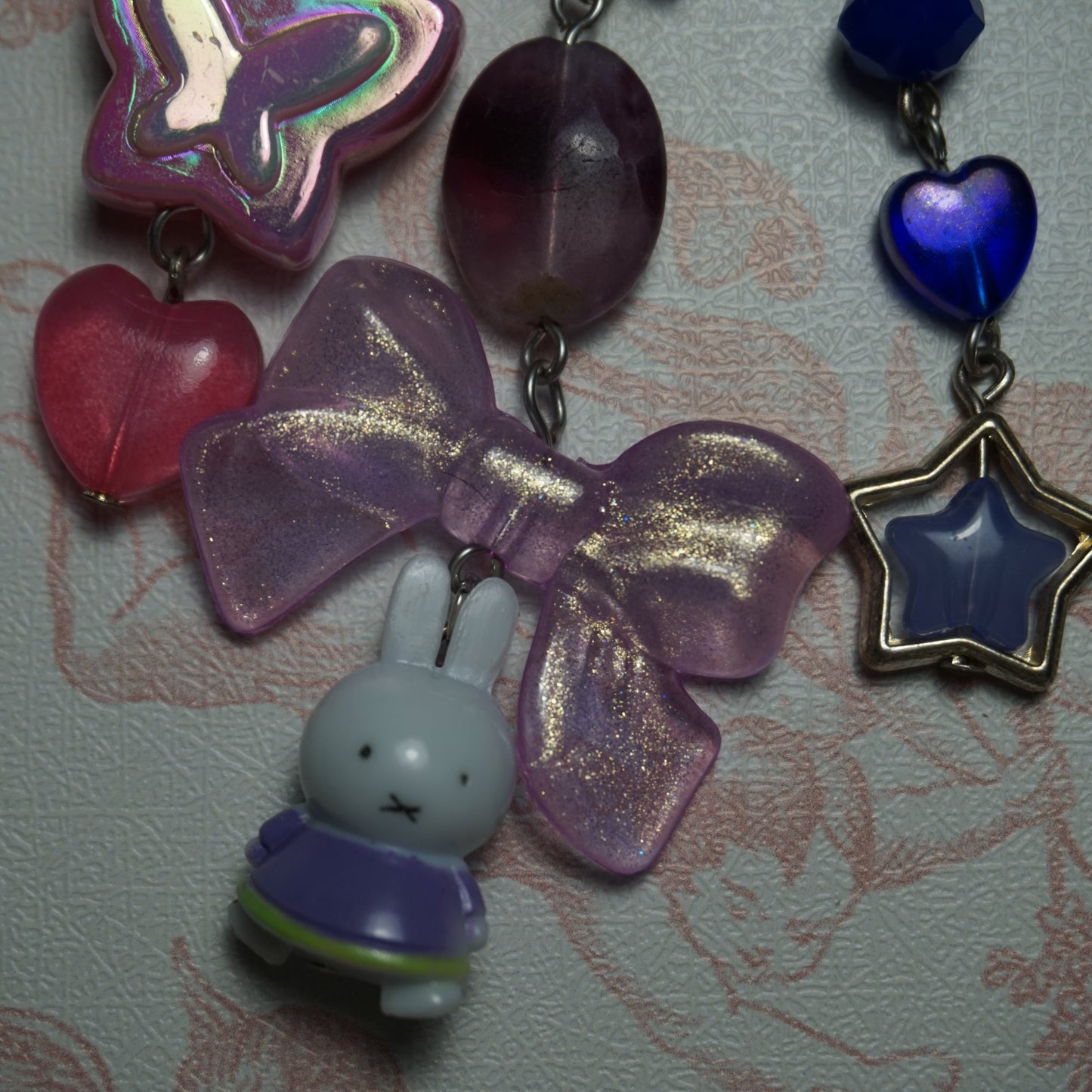 miffy multicoloured keychain