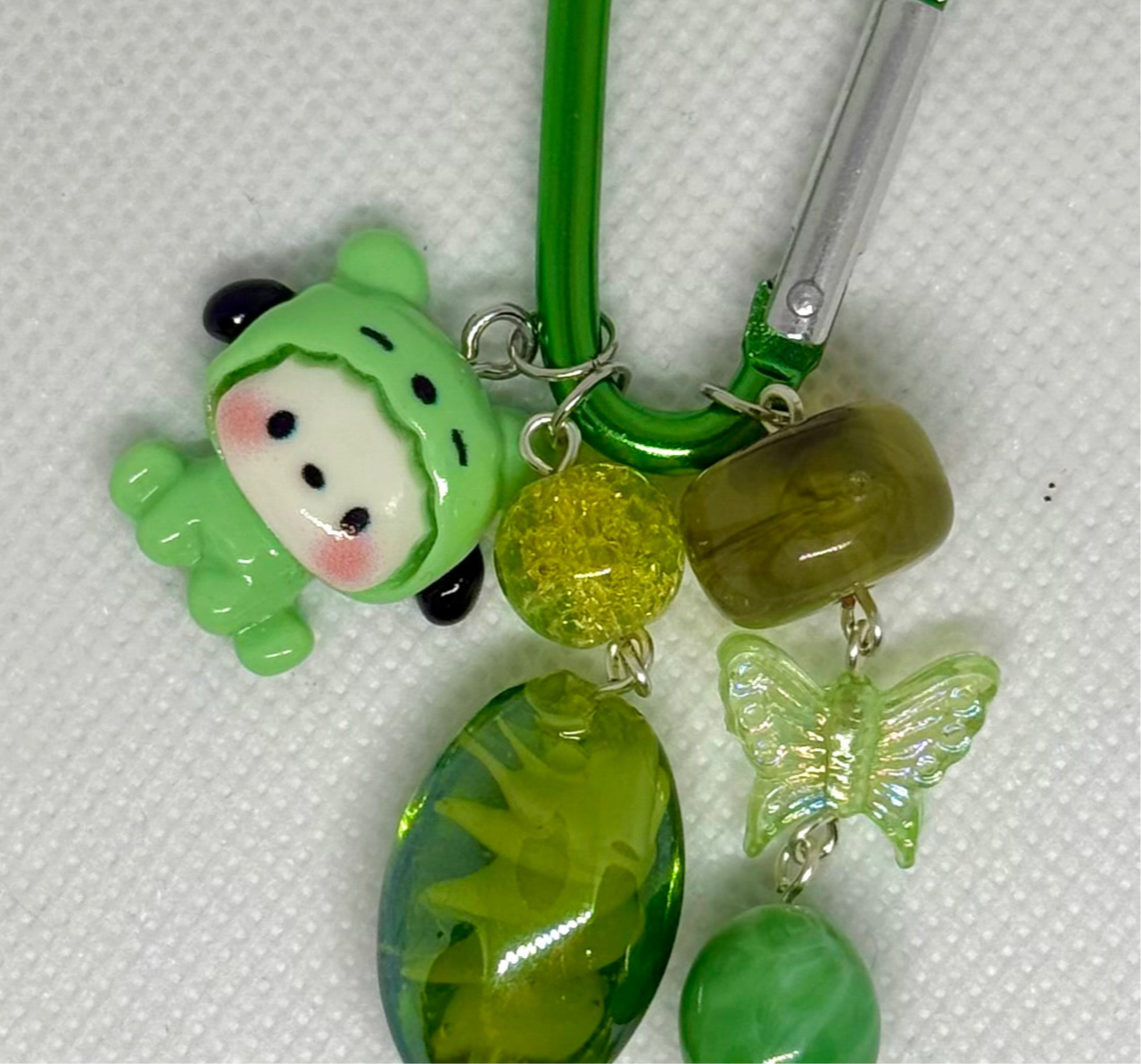 green pochacco carabiner