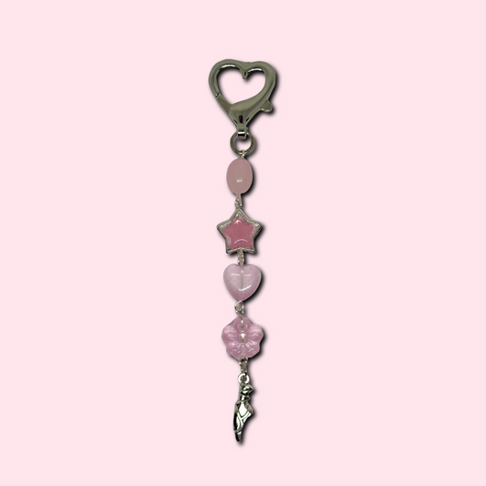 pink ballet charm