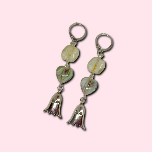 baby ghostie earrings