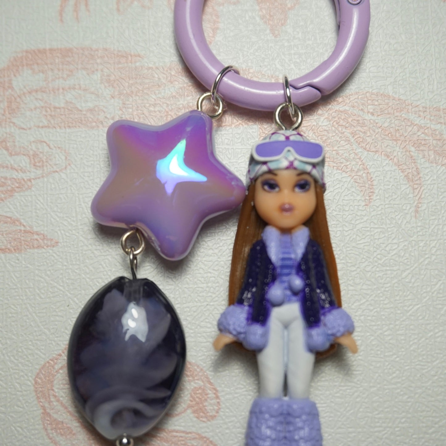 bratz purple keychain