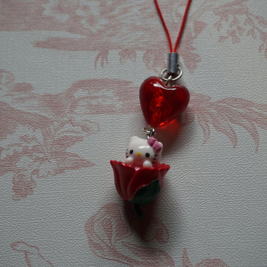 hello kitty phone charm