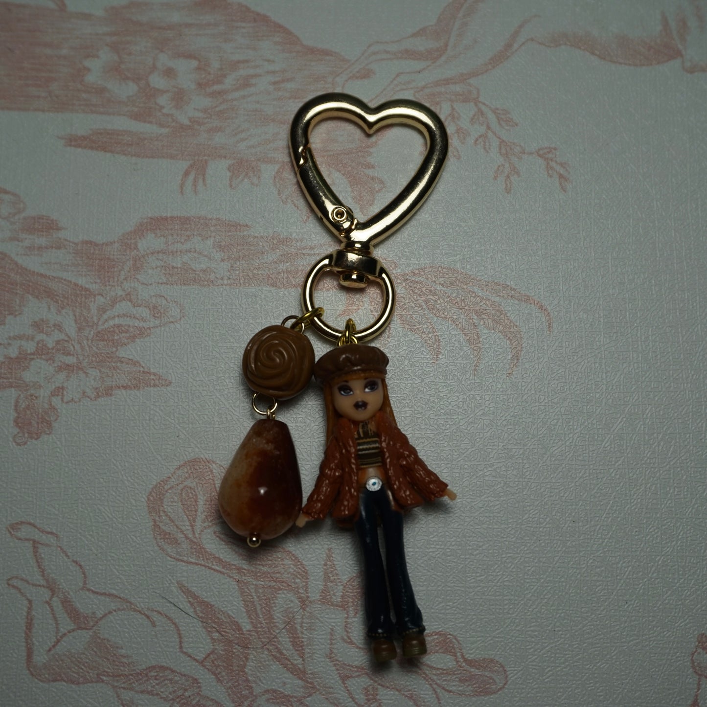 bratz brown keychain