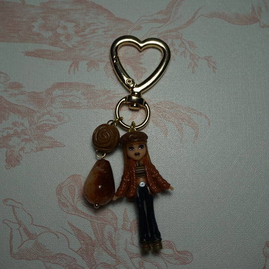 bratz brown keychain