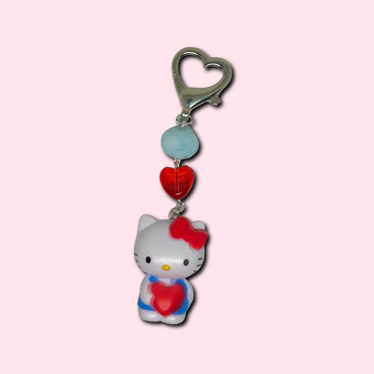 heart kitty mini-charm