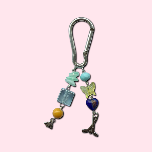 off-campus inspired carabiner charm