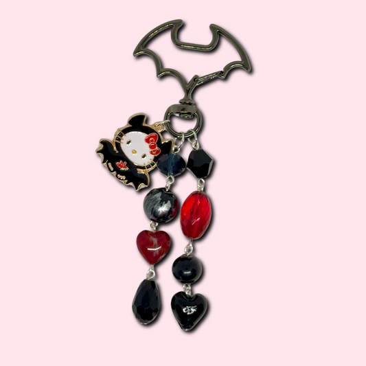 bat kitty charm