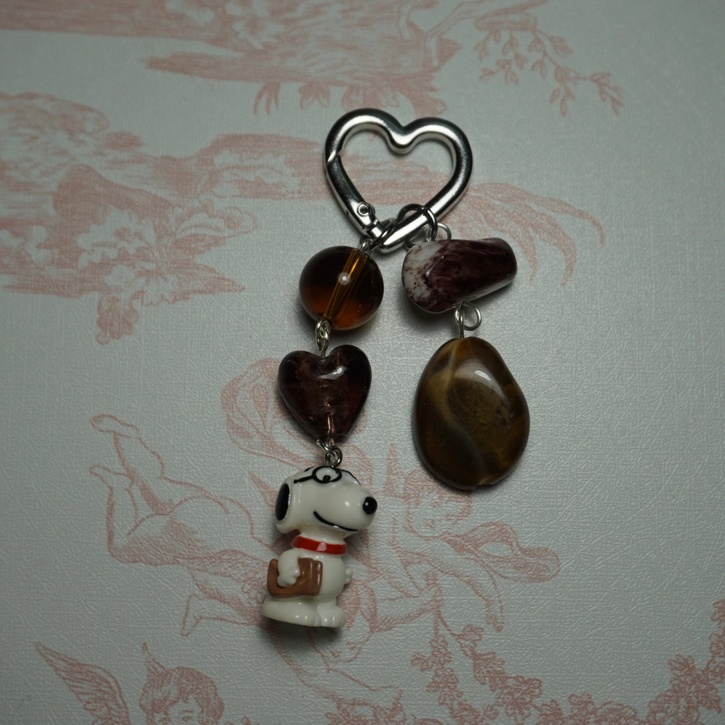 snoopy brown keychain