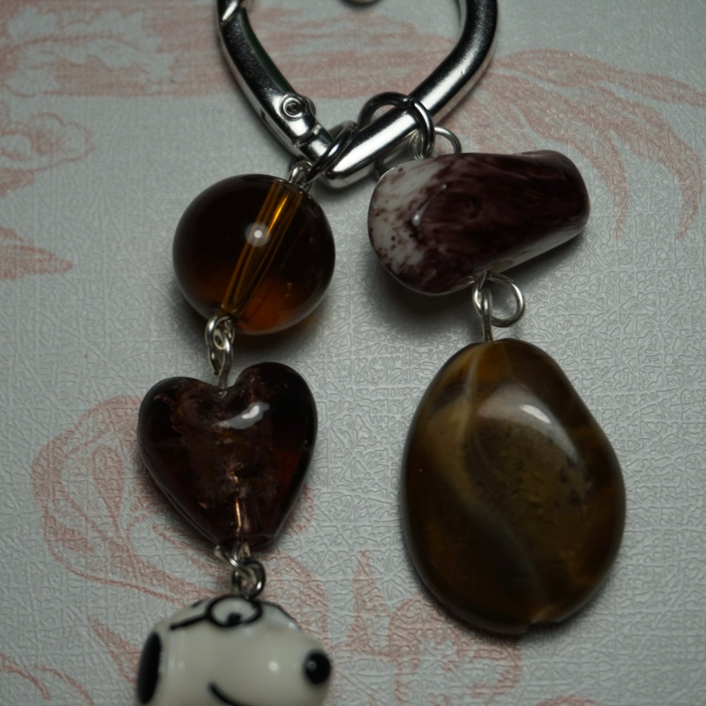 snoopy brown keychain